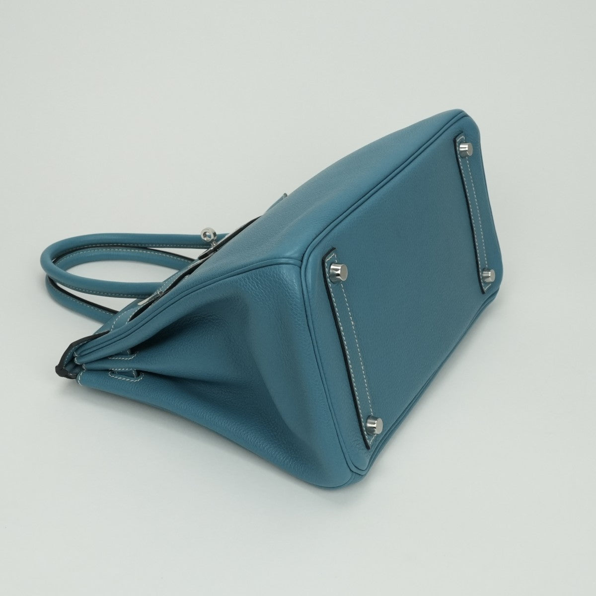 エルメス HERMES バーキン30 バーキン 30 バッグ トートバッグ トゴ ブルージーン Bluejean ブルー Blue 青 シルバー金具 ハンドバッグ