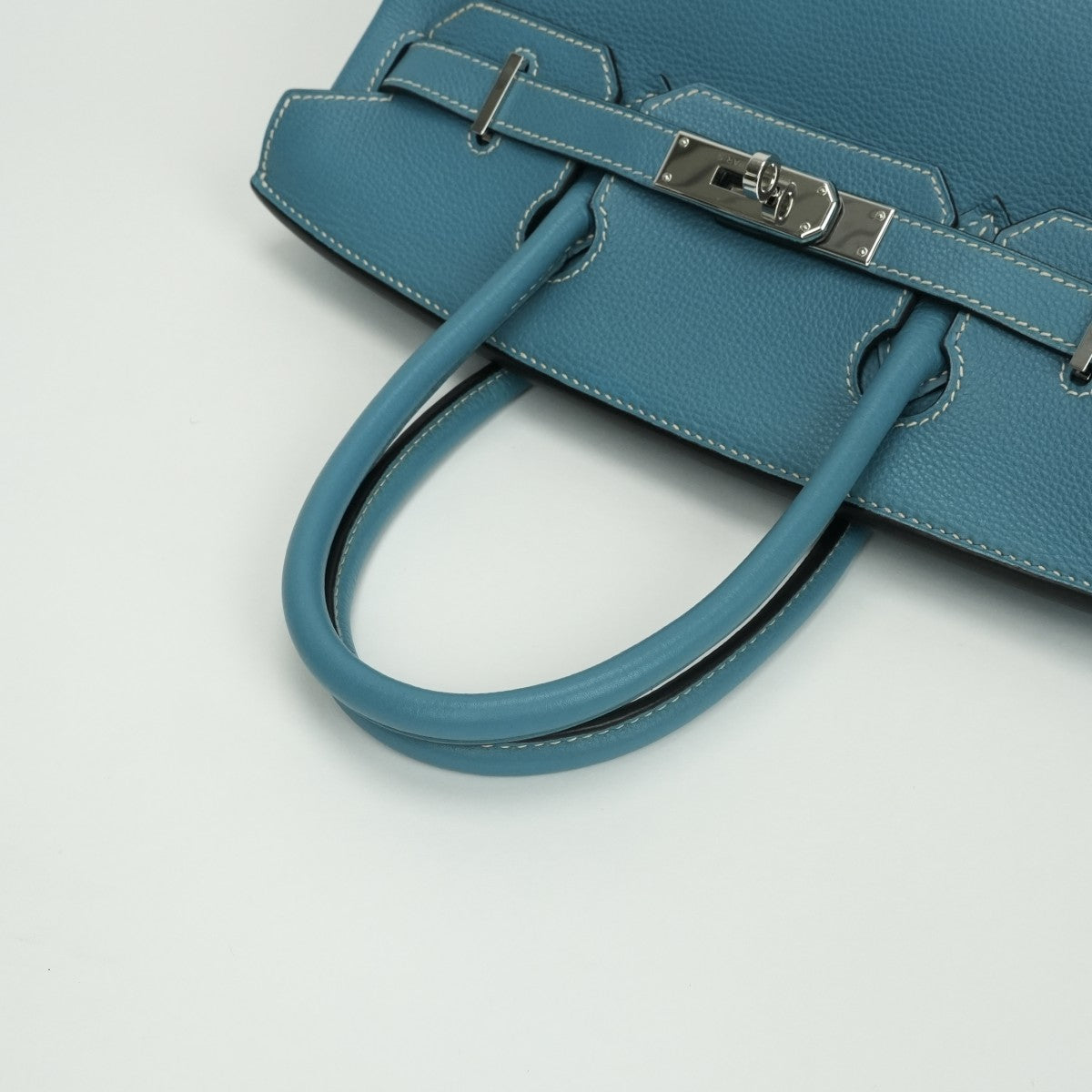 エルメス HERMES バーキン30 バーキン 30 バッグ トートバッグ トゴ ブルージーン Bluejean ブルー Blue 青 シルバー金具 ハンドバッグ
