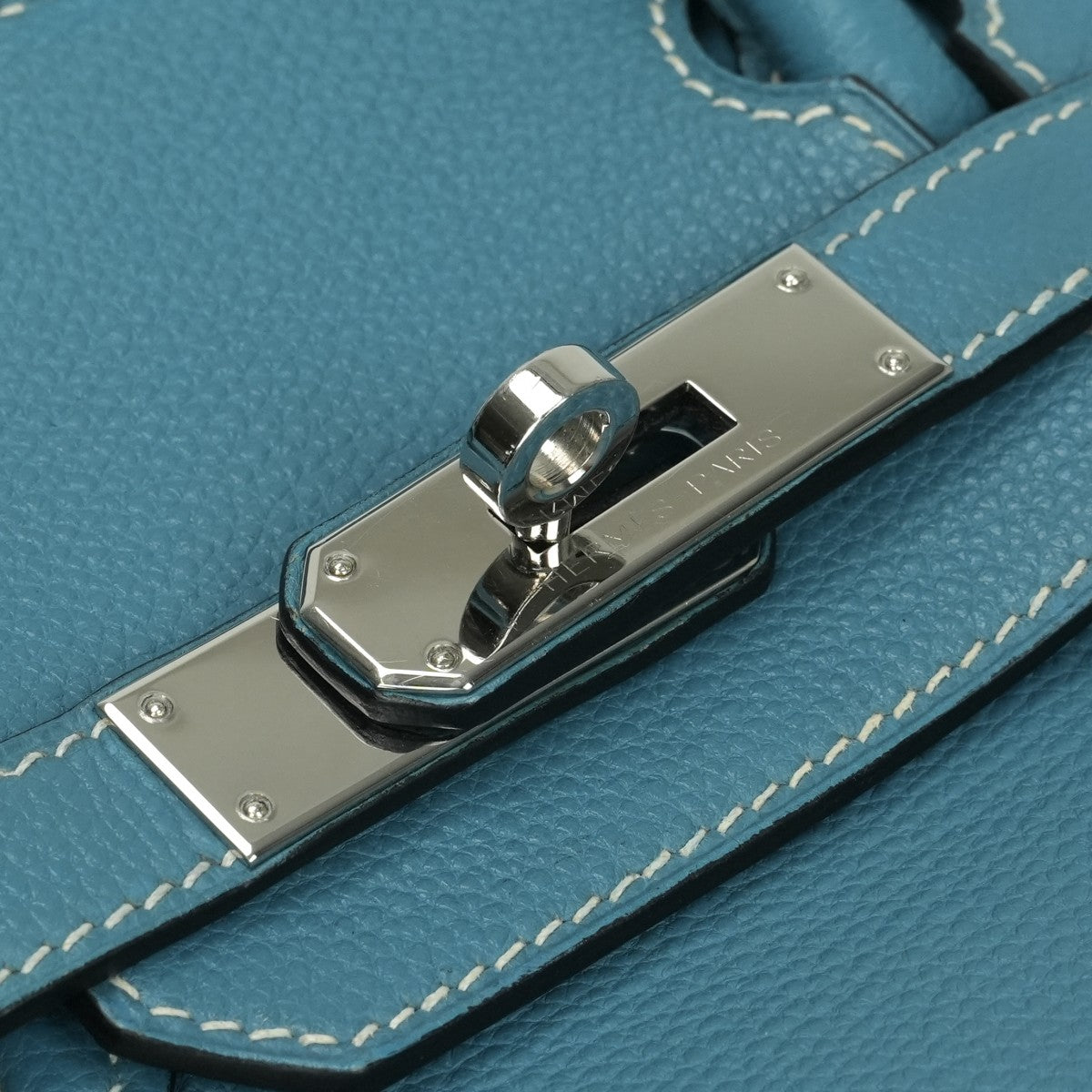 エルメス HERMES バーキン30 バーキン 30 バッグ トートバッグ トゴ ブルージーン Bluejean ブルー Blue 青 シルバー金具 ハンドバッグ