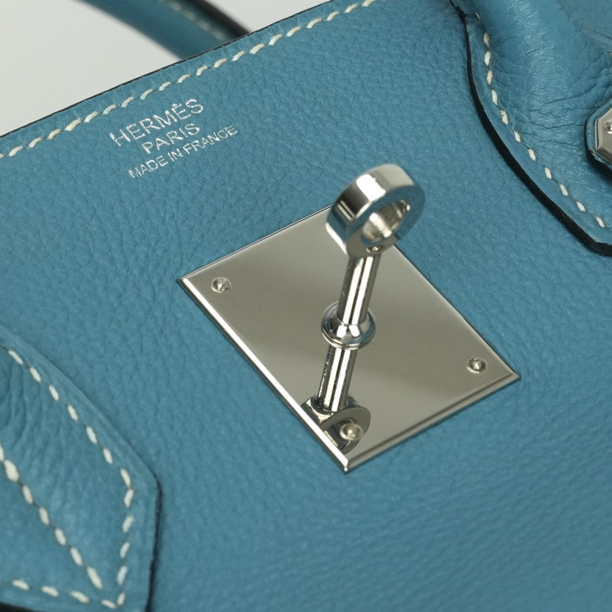 エルメス HERMES バーキン30 バーキン 30 バッグ トートバッグ トゴ ブルージーン Bluejean ブルー Blue 青 シルバー金具 ハンドバッグ