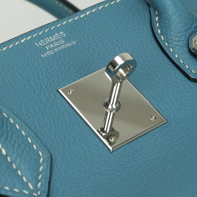 エルメス HERMES バーキン30 バーキン 30 バッグ トートバッグ トゴ ブルージーン Bluejean ブルー Blue 青 シルバー金具 ハンドバッグ