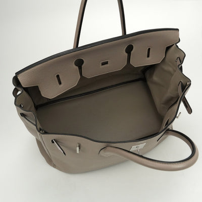 エルメス HERMES バーキン40 バーキン 40 バッグ トートバッグ トゴ トゥルティエールグレー Gristourterelle グレー シルバー金具