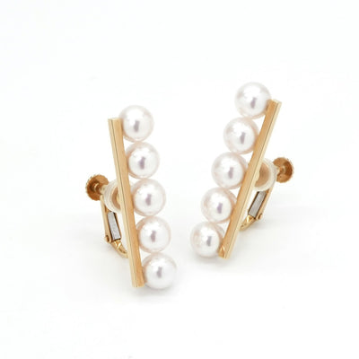 TASAKI TASAKI Balance Plus Earrings Balance Plus Earrings Earrings 750YG Yellow Gold Pearl