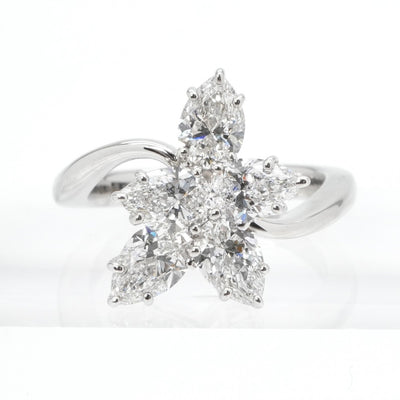 ハリーウィンストン HARRY WINSTON ウィンストン・クラスター・リング　ミディアム ウィンストンクラスターリングミディアム ウィンストン・クラスター リング 指輪 Pt950 シルバー プラチナ　ダイヤモンド