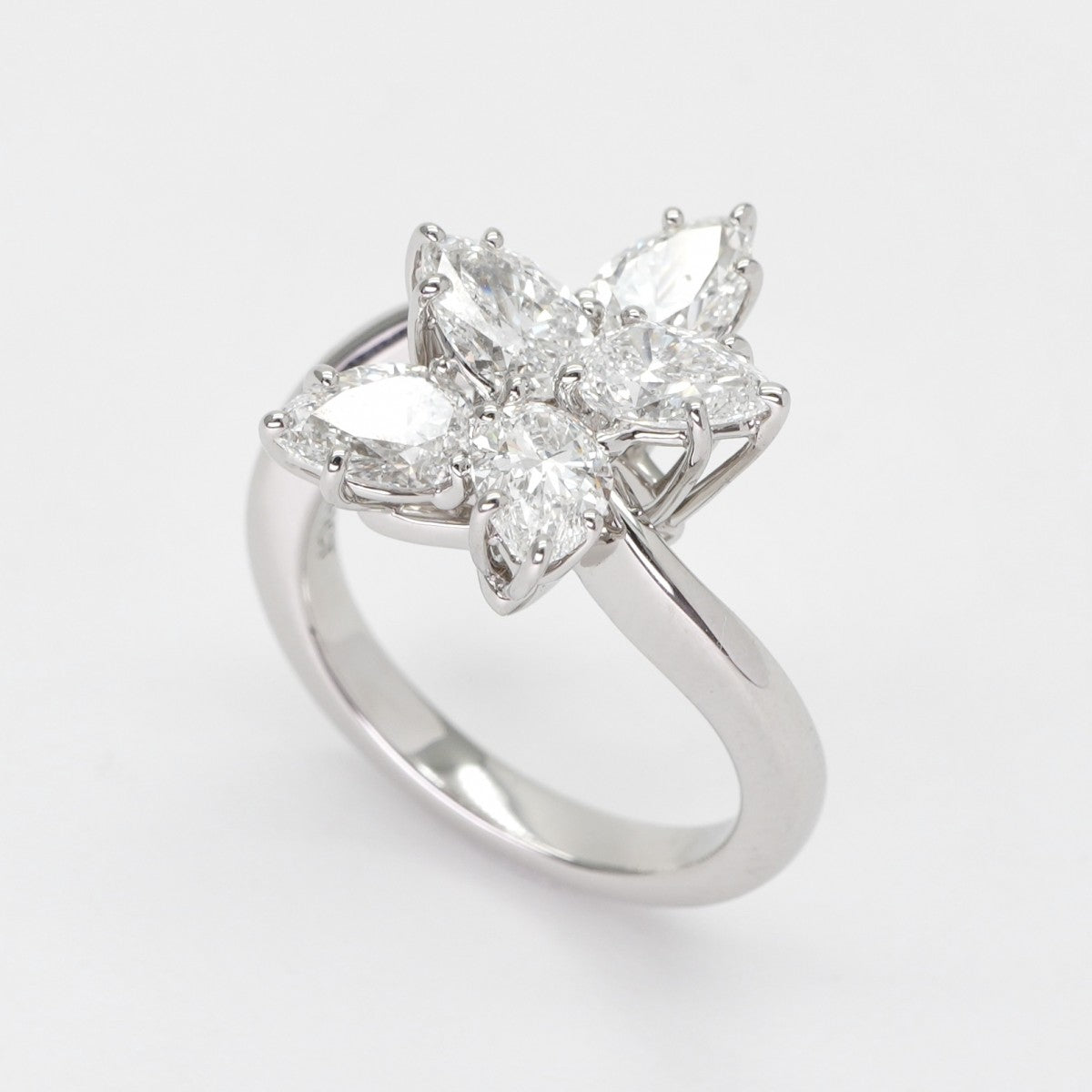 ハリーウィンストン HARRY WINSTON ウィンストン・クラスター・リング　ミディアム ウィンストンクラスターリングミディアム ウィンストン・クラスター リング 指輪 Pt950 シルバー プラチナ　ダイヤモンド