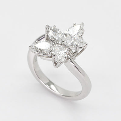 ハリーウィンストン HARRY WINSTON ウィンストン・クラスター・リング　ミディアム ウィンストンクラスターリングミディアム ウィンストン・クラスター リング 指輪 Pt950 シルバー プラチナ　ダイヤモンド