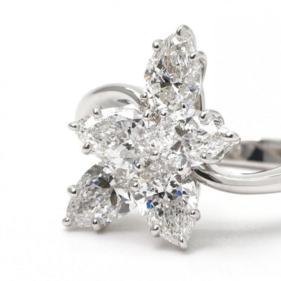 ハリーウィンストン HARRY WINSTON ウィンストン・クラスター・リング　ミディアム ウィンストンクラスターリングミディアム ウィンストン・クラスター リング 指輪 Pt950 シルバー プラチナ　ダイヤモンド