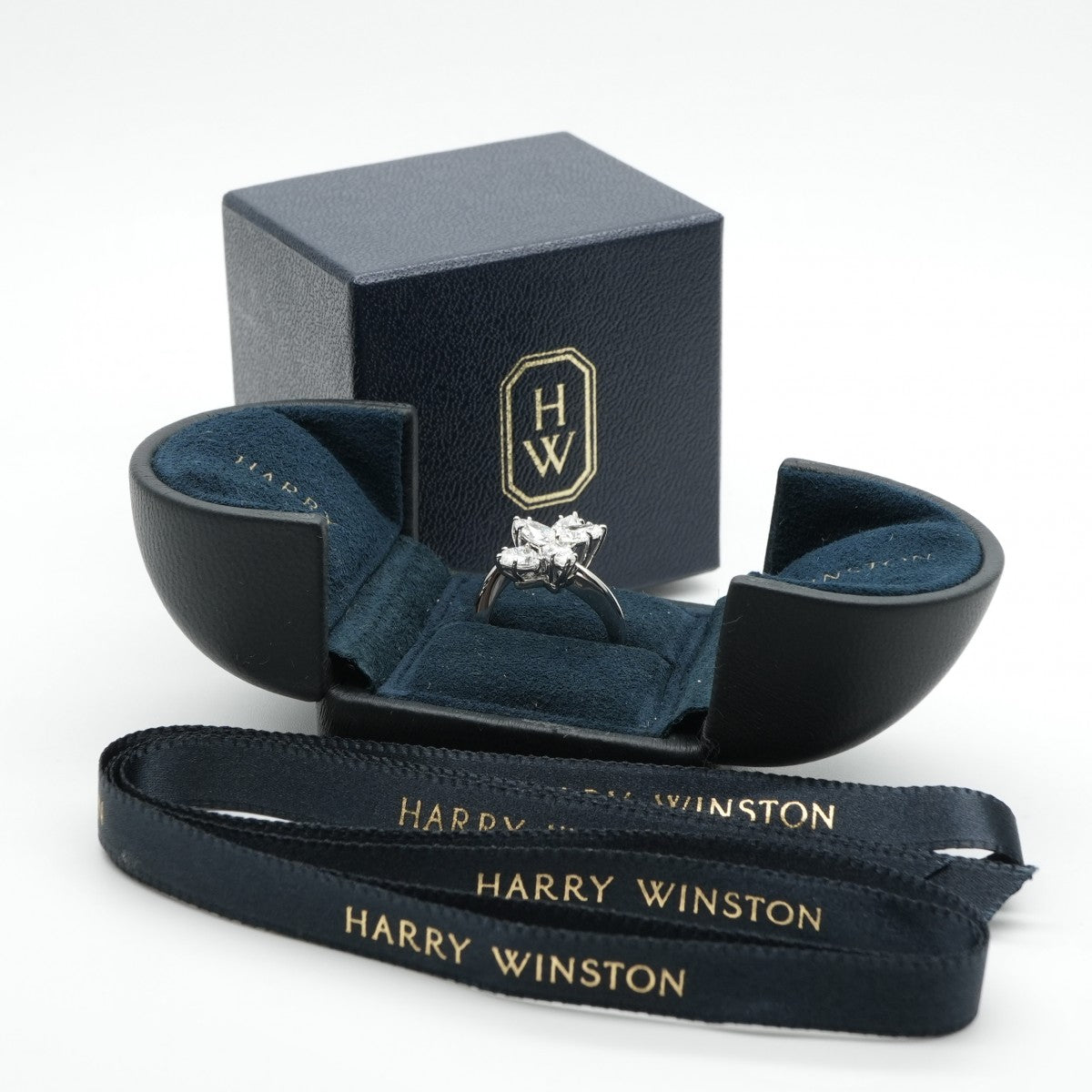 ハリーウィンストン HARRY WINSTON ウィンストン・クラスター・リング　ミディアム ウィンストンクラスターリングミディアム ウィンストン・クラスター リング 指輪 Pt950 シルバー プラチナ　ダイヤモンド