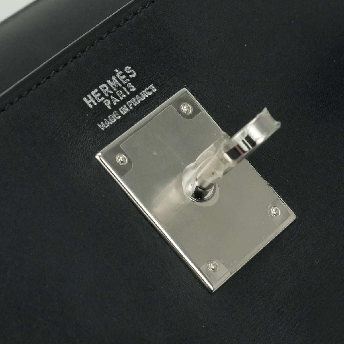 エルメス HERMES ケリー32 ケリー 32 バッグ トートバッグ ショルダーバッグ ボックスカーフ ノワール　noir ブラック Black 黒 エレクトラム金具 内縫い　シルバー金具　ゴールド金具　コンビ金具