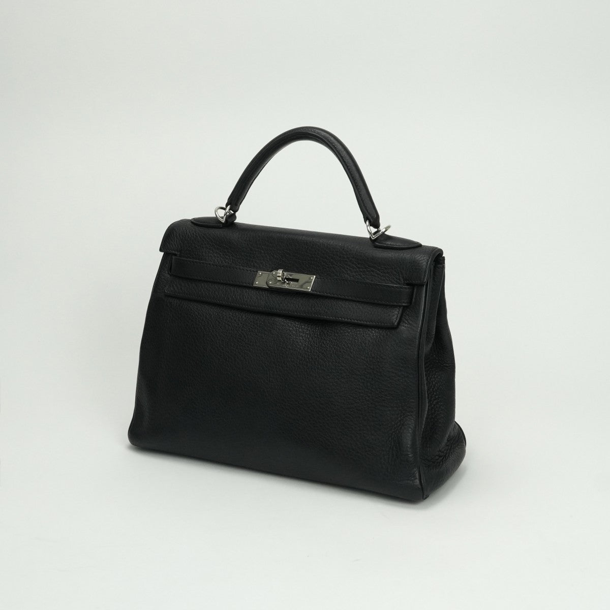 エルメス HERMES ケリー32 ケリー 32 バッグ トートバッグ ショルダーバッグ トリヨンクレマンス ノワール Noir ブラック Black 黒 シルバー金具 ハンドバッグ ショルダーバッグ V字金具