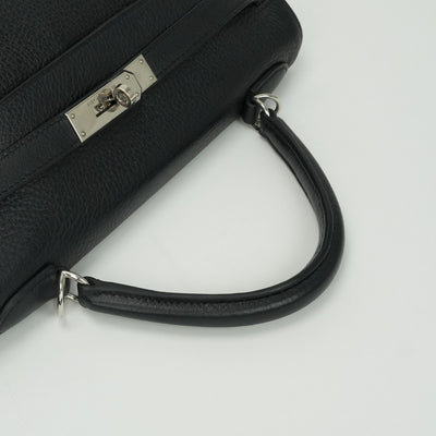 エルメス HERMES ケリー32 ケリー 32 バッグ トートバッグ ショルダーバッグ トリヨンクレマンス ノワール Noir ブラック Black 黒 シルバー金具 ハンドバッグ ショルダーバッグ V字金具