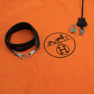エルメス HERMES ケリー32 ケリー 32 バッグ トートバッグ ショルダーバッグ トリヨンクレマンス ノワール Noir ブラック Black 黒 シルバー金具 ハンドバッグ ショルダーバッグ V字金具