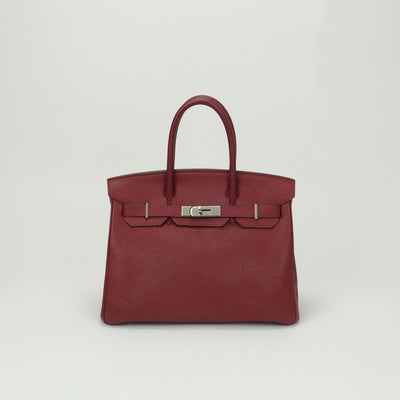 エルメス HERMES バーキン30 バーキン 30 バッグ トートバッグ トゴ ヴァーミリオン Vermilion レッド red 赤 シルバー金具