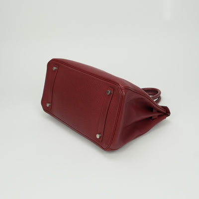 エルメス HERMES バーキン30 バーキン 30 バッグ トートバッグ トゴ ヴァーミリオン Vermilion レッド red 赤 シルバー金具