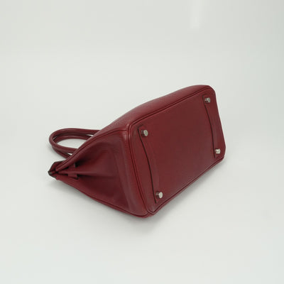 エルメス HERMES バーキン30 バーキン 30 バッグ トートバッグ トゴ ヴァーミリオン Vermilion レッド red 赤 シルバー金具
