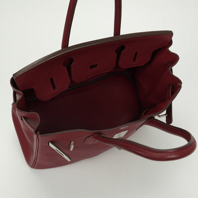 エルメス HERMES バーキン30 バーキン 30 バッグ トートバッグ トゴ ヴァーミリオン Vermilion レッド red 赤 シルバー金具