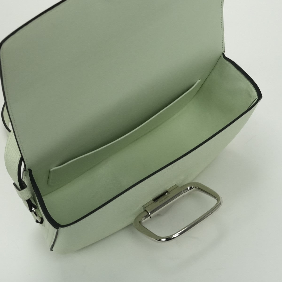 エルメス HERMES デッラカヴァッレリアエラン デッラ カヴァッレリア エラン バッグ ショルダーバッグ エプソン ヴェールフィズ Vertfizz グリーン green 緑 シルバー金具 ヴォーエプソン