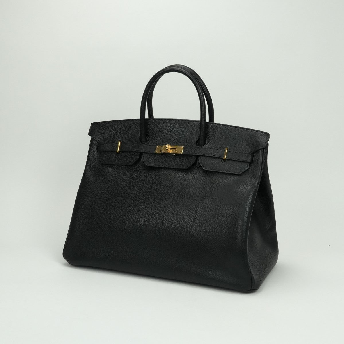 エルメス HERMES バーキン40 バーキン 40 バッグ トートバッグ アルデンヌ ノワール Noir ブラック Black 黒 ゴールド金具 ハンドバッグ