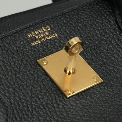 エルメス HERMES バーキン40 バーキン 40 バッグ トートバッグ アルデンヌ ノワール Noir ブラック Black 黒 ゴールド金具 ハンドバッグ