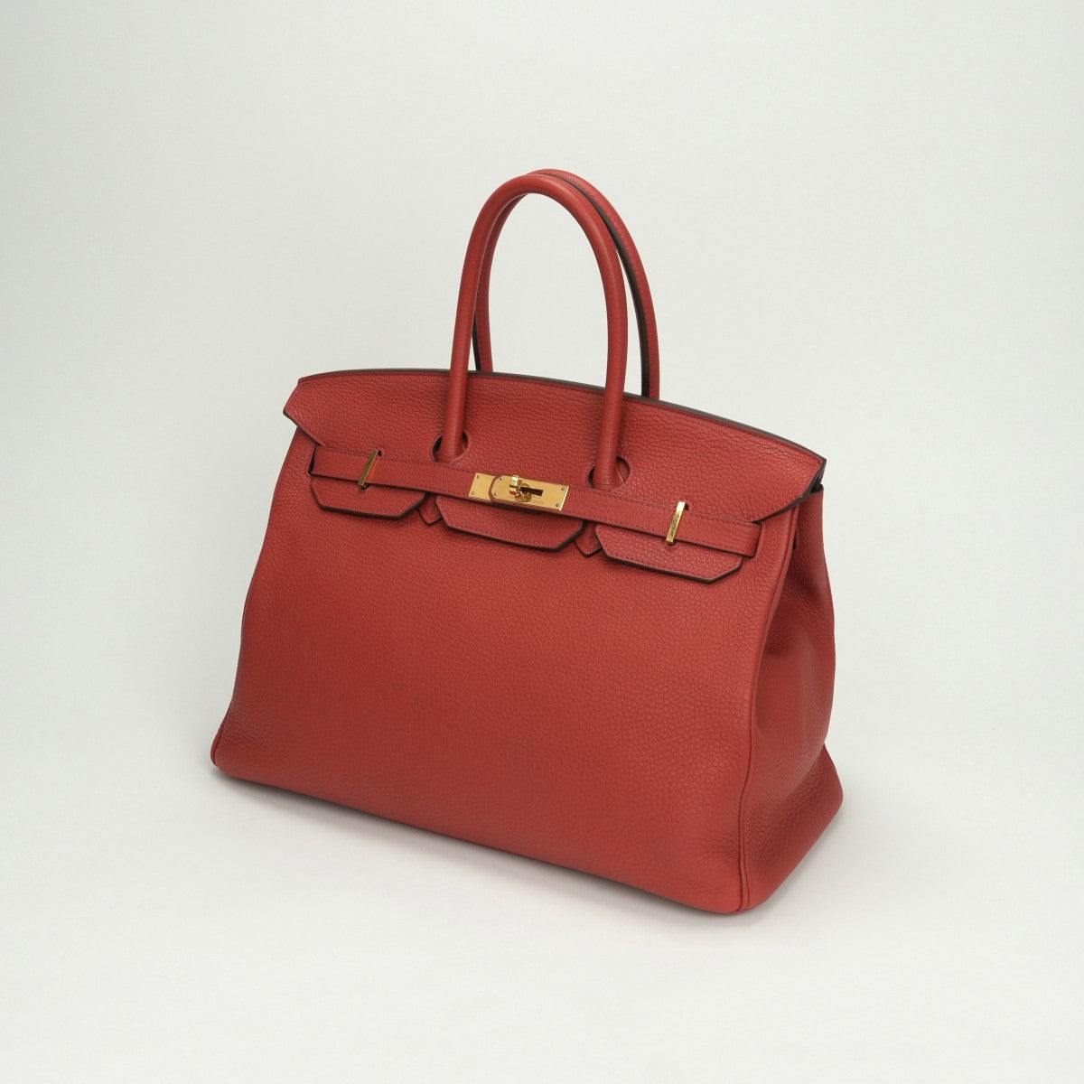 エルメス HERMES バーキン35 バーキン 35 バッグ トートバッグ トゴ ブーゲンビリア　Bougainvillea レッド Red 赤 ゴールド金具 ハンドバッグ