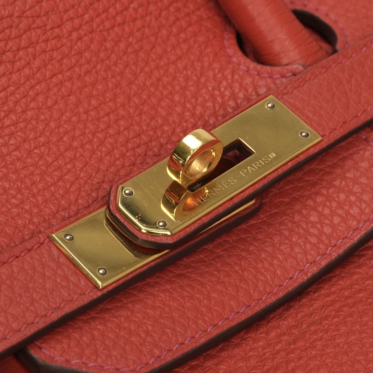 エルメス HERMES バーキン35 バーキン 35 バッグ トートバッグ トゴ ブーゲンビリア　Bougainvillea レッド Red 赤 ゴールド金具 ハンドバッグ