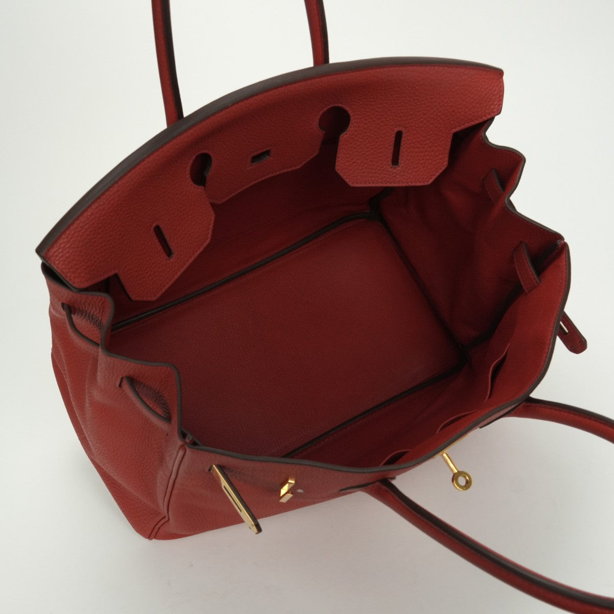 エルメス HERMES バーキン35 バーキン 35 バッグ トートバッグ トゴ ブーゲンビリア　Bougainvillea レッド Red 赤 ゴールド金具 ハンドバッグ