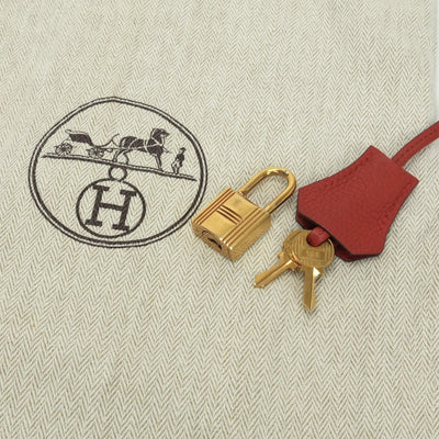 エルメス HERMES バーキン35 バーキン 35 バッグ トートバッグ トゴ ブーゲンビリア　Bougainvillea レッド Red 赤 ゴールド金具 ハンドバッグ