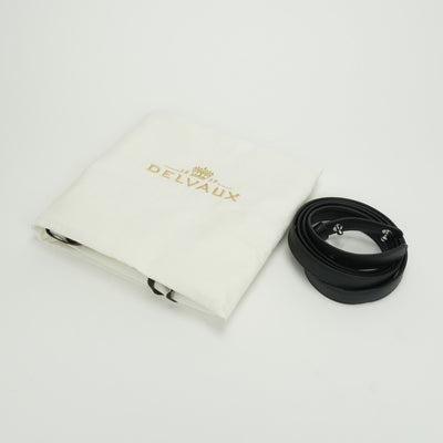 DELVAUX DELVAUX Brillon GM Brillon GM Bag, tote bag, shoulder bag, leather, black, black, silver fittings, handbag, 2-way bag