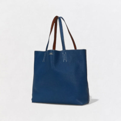 エルメス HERMES ドゥブルサンス36 ドゥブルセンス 36 ドゥブルサンス36 ドゥブルセンス45 バッグ トートバッグ トリヨンクレマンス ゴールド gold ディープブルー Deepblue ブラウン brown ブルー Blue 茶 青