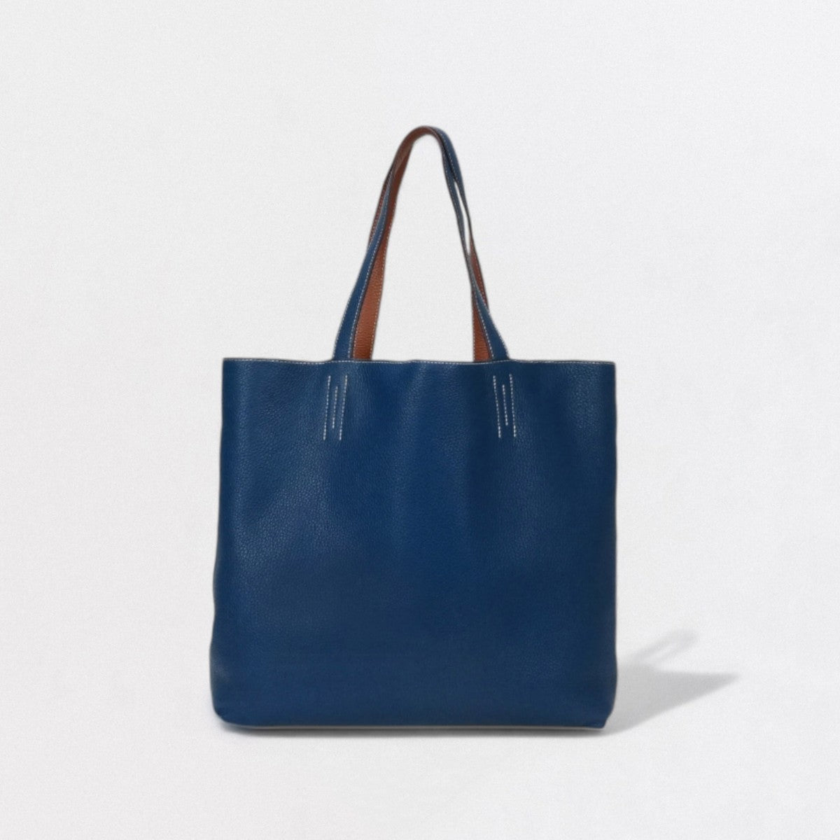 エルメス HERMES ドゥブルサンス36 ドゥブルセンス 36 ドゥブルサンス36 ドゥブルセンス45 バッグ トートバッグ トリヨンクレマンス ゴールド gold ディープブルー Deepblue ブラウン brown ブルー Blue 茶 青