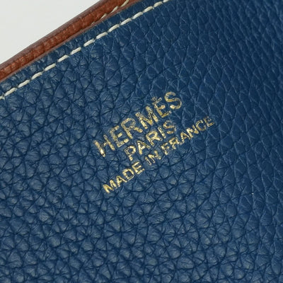 エルメス HERMES ドゥブルサンス36 ドゥブルセンス 36 ドゥブルサンス36 ドゥブルセンス45 バッグ トートバッグ トリヨンクレマンス ゴールド gold ディープブルー Deepblue ブラウン brown ブルー Blue 茶 青