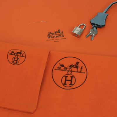 エルメス HERMES バーキン30 バーキン 30 バッグ トートバッグ エプソン ブルージーン bluejean ブルー Blue 青 シルバー金具 ヴォーエプソン