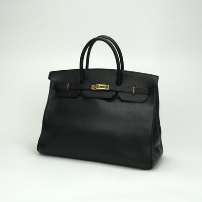 エルメス HERMES バーキン40 バーキン 40 バッグ トートバッグ アルデンヌ ノワール Noir ブラック Black 黒 ゴールド金具