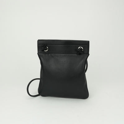 HERMES HERMES Arine Mini Arine Mini Bag Shoulder Bag Swift Noir Noir Black Black Silver Metal Fittings Vo Swift