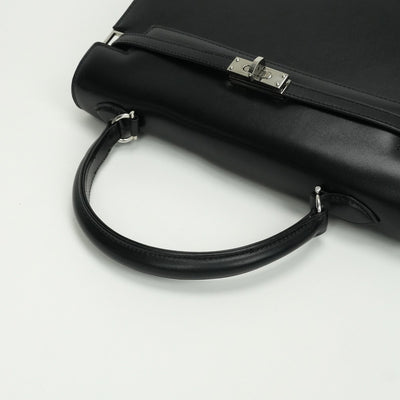 モラビト MORABITO スカラ バッグ トートバッグ レザー ブラック 黒 シルバー金具
