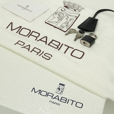 モラビト MORABITO スカラ バッグ トートバッグ レザー ブラック 黒 シルバー金具