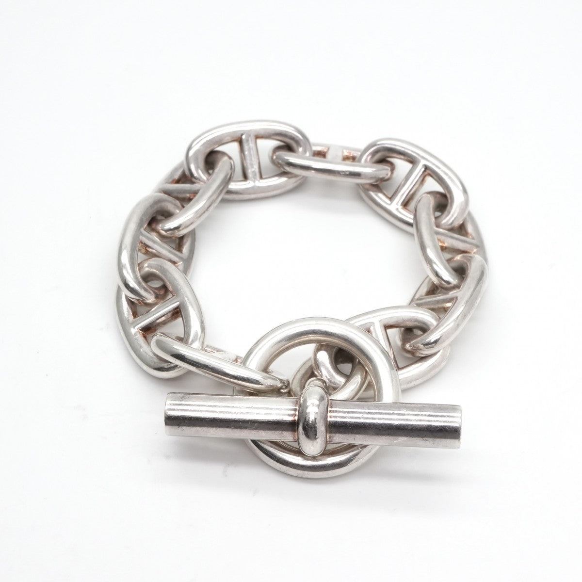 HERMES HERMES Chaine d'Ancre Bracelet Bangle Cuff 925