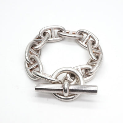 HERMES HERMES Chaine d'Ancre Bracelet Bangle Cuff 925