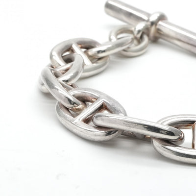 HERMES HERMES Chaine d'Ancre Bracelet Bangle Cuff 925