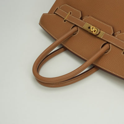エルメス HERMES バーキン35 バーキン 35 バッグ トートバッグ アルデンヌ ゴールド Gold ブラウン Brown 茶 ゴールド金具 ハンドバッグ