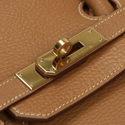 エルメス HERMES バーキン35 バーキン 35 バッグ トートバッグ アルデンヌ ゴールド Gold ブラウン Brown 茶 ゴールド金具 ハンドバッグ