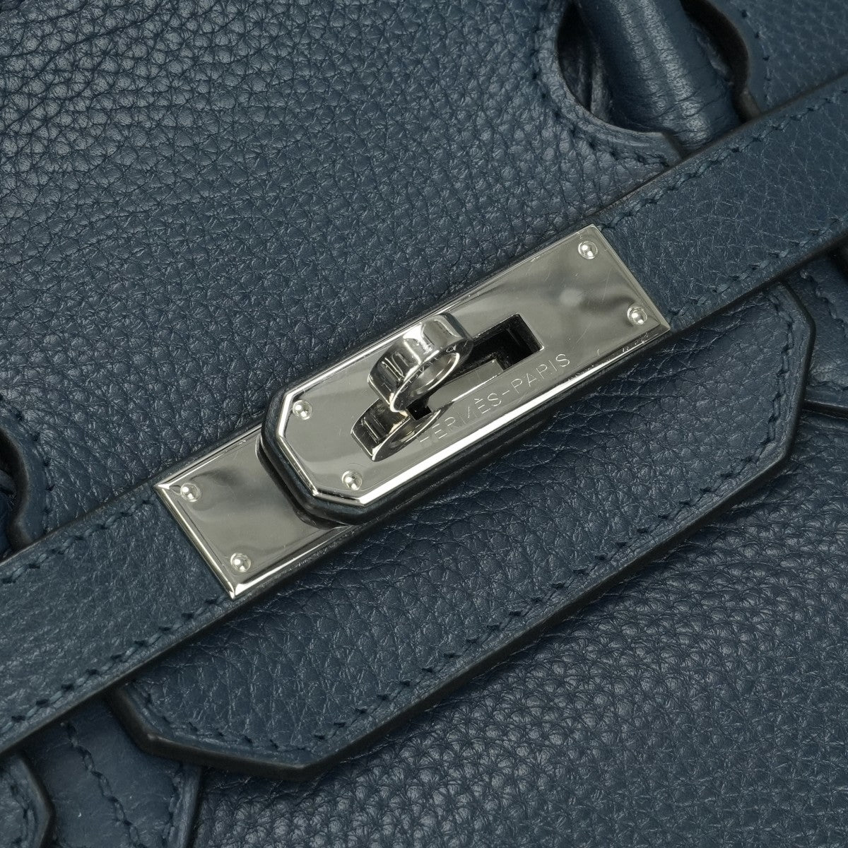 エルメス HERMES バーキン35 バーキン 35 バッグ トートバッグ トリヨンクレマンス ブルー Blue ネイビー Navy 青 シルバー金具