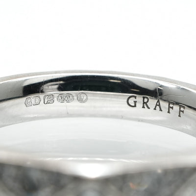 グラフ GRAFF シグネチャー ダイヤモンド バンド パヴェダイヤ ウェディングバンド ローレンス グラフ リング 指輪 750WG シルバー ダイヤリング 結婚指輪 ホワイトゴールド