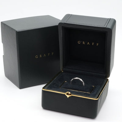 グラフ GRAFF シグネチャー ダイヤモンド バンド パヴェダイヤ ウェディングバンド ローレンス グラフ リング 指輪 750WG シルバー ダイヤリング 結婚指輪 ホワイトゴールド