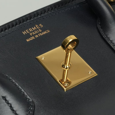 エルメス HERMES バーキン35 バーキン 35 バッグ トートバッグ ボックスカーフ ネイビー Navy 紺 ゴールド金具 ハンドバッグ