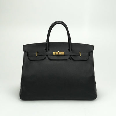 エルメス HERMES バーキン40 バーキン 40 バッグ トートバッグ トゴ ノワール Noir ブラック Black 黒 ゴールド金具