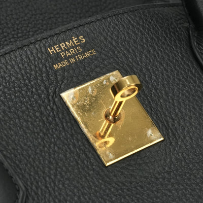 エルメス HERMES バーキン40 バーキン 40 バッグ トートバッグ トゴ ノワール Noir ブラック Black 黒 ゴールド金具