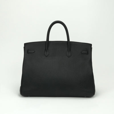 エルメス HERMES バーキン40 バーキン 40 バッグ トートバッグ トゴ ノワール Noir ブラック black 黒 シルバー金具