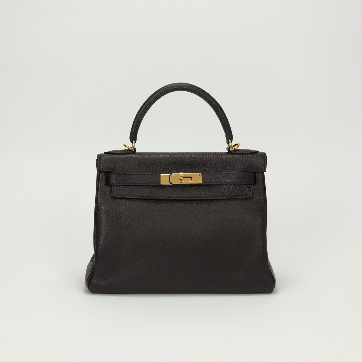 エルメス HERMES ケリー28 ケリー 28 バッグ トートバッグ ショルダーバッグ トリヨンクレマンス ブラウン brown 茶 ゴールド金具 内縫い