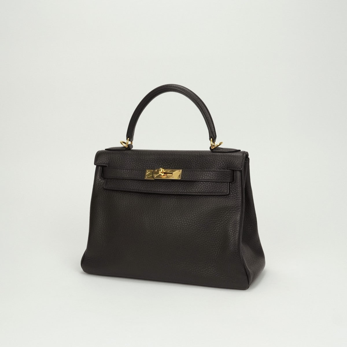 エルメス HERMES ケリー28 ケリー 28 バッグ トートバッグ ショルダーバッグ トリヨンクレマンス ブラウン brown 茶 ゴールド金具 内縫い